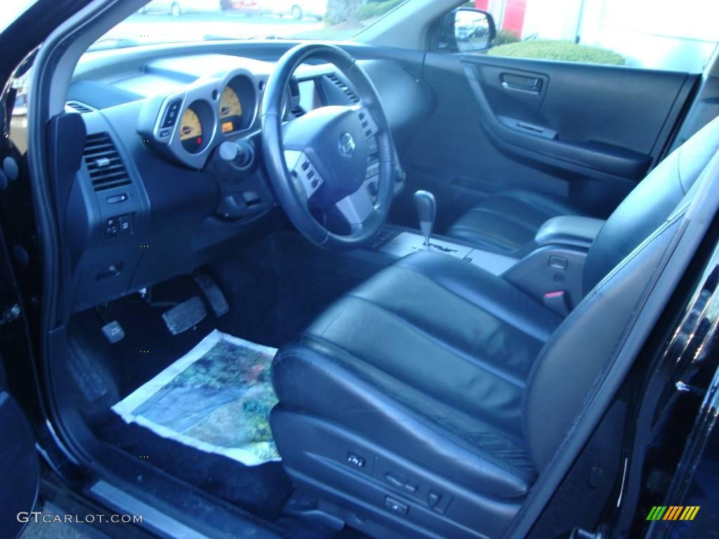 2005 Murano SL AWD - Super Black / Charcoal photo #18