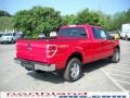 2010 Vermillion Red Ford F150 XLT SuperCab 4x4  photo #6
