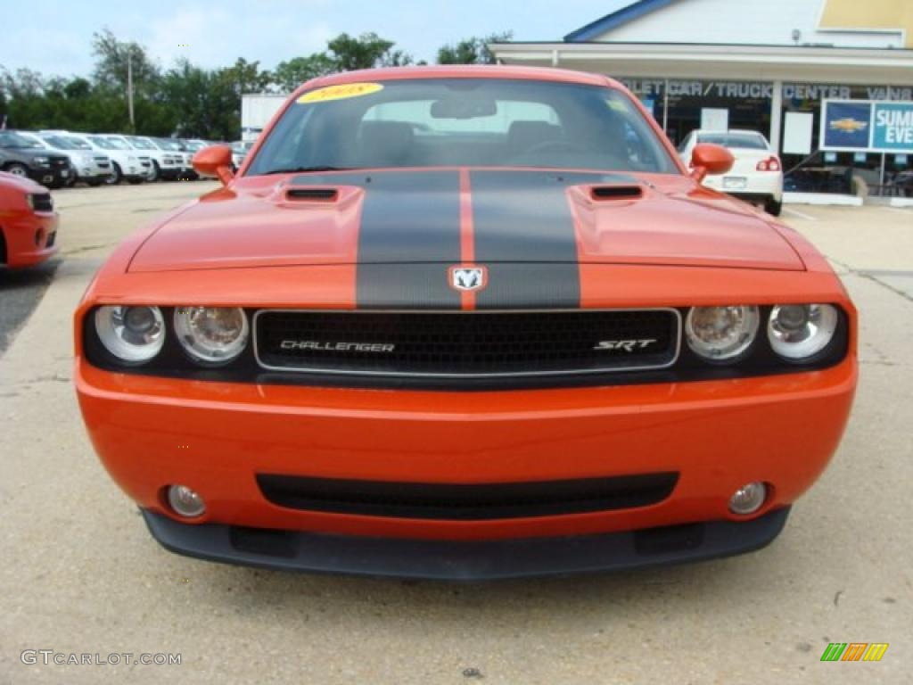 2008 Challenger SRT8 - HEMI Orange / Dark Slate Gray photo #2