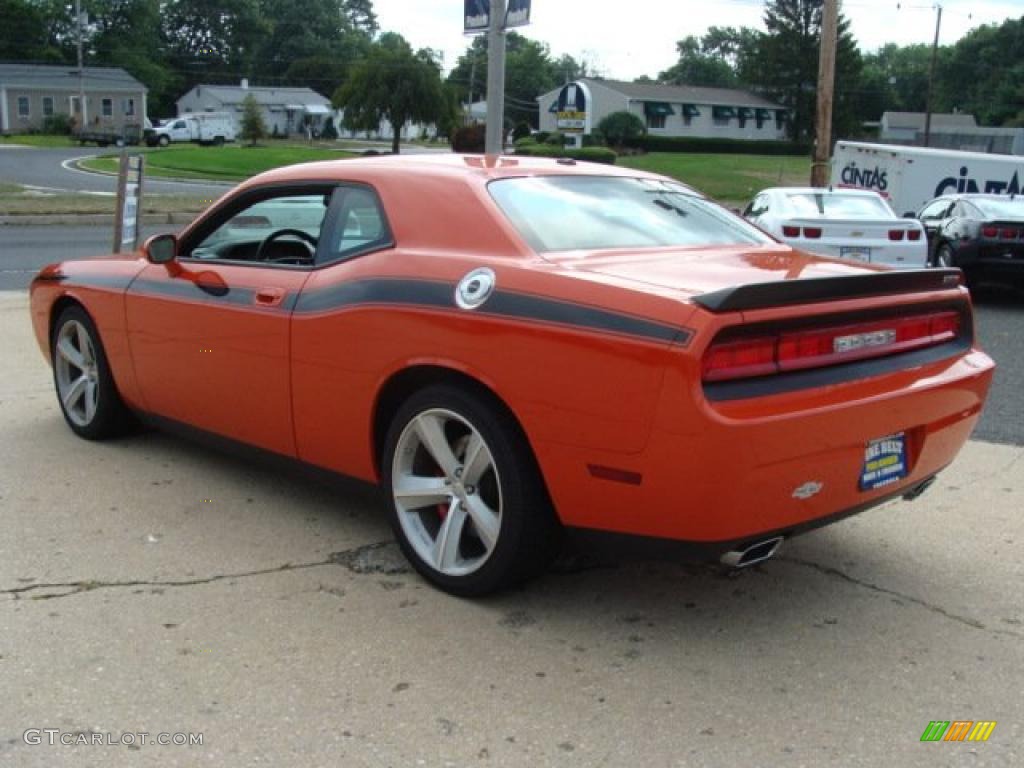 2008 Challenger SRT8 - HEMI Orange / Dark Slate Gray photo #7