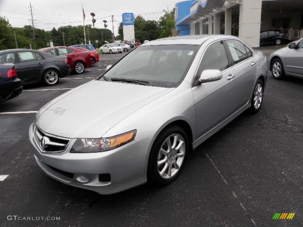 2008 TSX Sedan - Alabaster Silver Metallic / Ebony photo #7