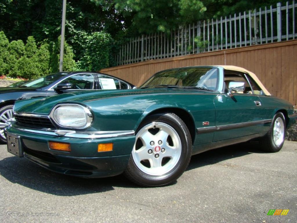 British Racing Green Jaguar XJ