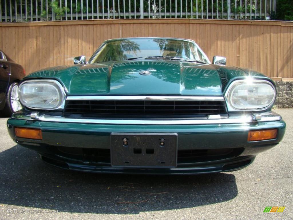 1995 XJ XJS Convertible - British Racing Green / Coffee photo #2