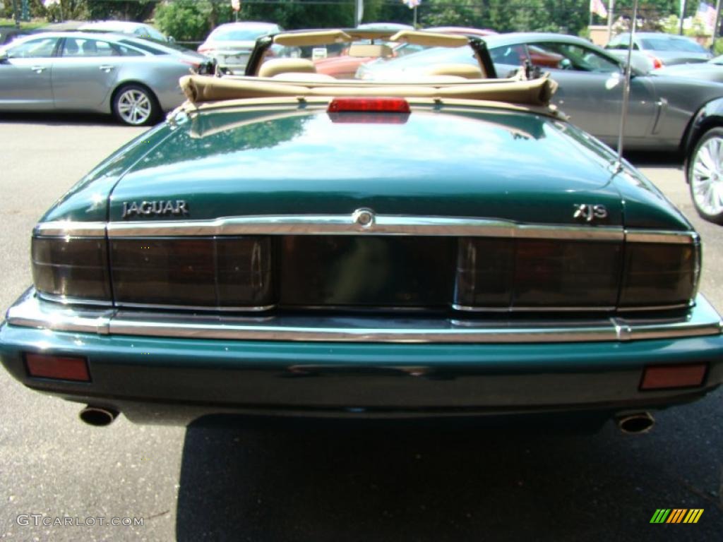 1995 XJ XJS Convertible - British Racing Green / Coffee photo #5
