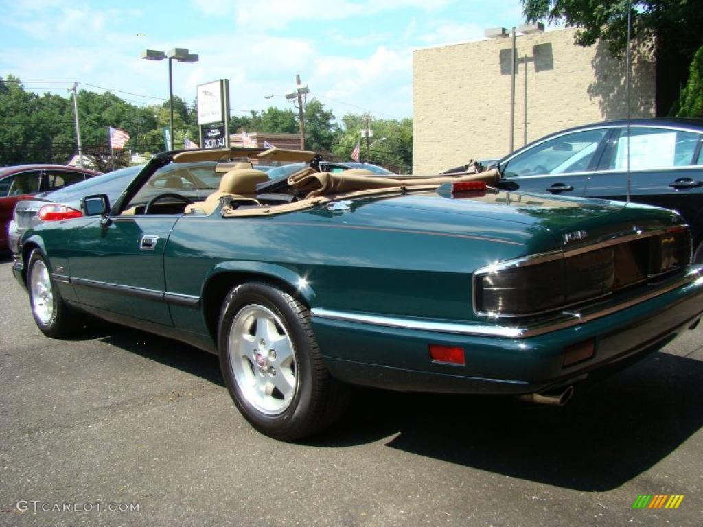 1995 XJ XJS Convertible - British Racing Green / Coffee photo #6