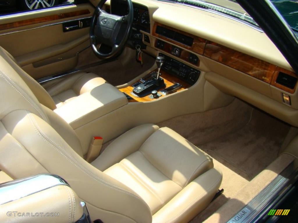 1995 XJ XJS Convertible - British Racing Green / Coffee photo #18