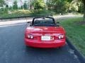 2001 Classic Red Mazda MX-5 Miata Roadster  photo #3