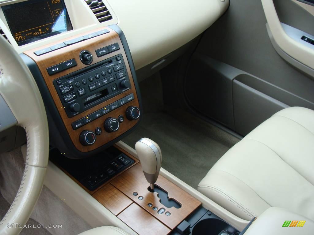 2005 Murano SL AWD - Super Black / Cafe Latte photo #14