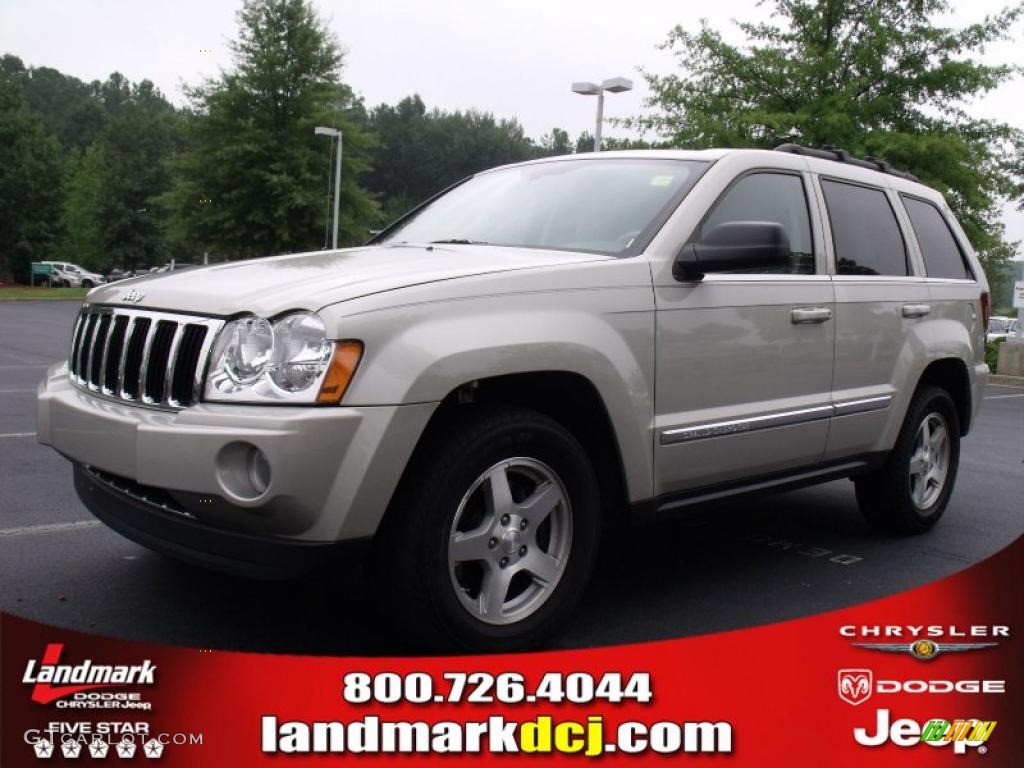 2007 Grand Cherokee Limited - Light Graystone Pearl / Dark Khaki/Light Graystone photo #1