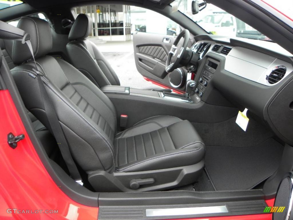 2011 Mustang V6 Premium Coupe - Race Red / Charcoal Black photo #10