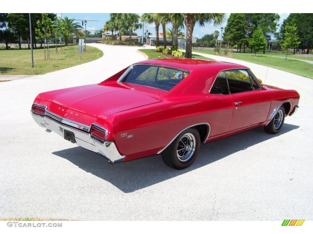 1967 Skylark GS 400 Coupe - Apple Red / Black photo #17