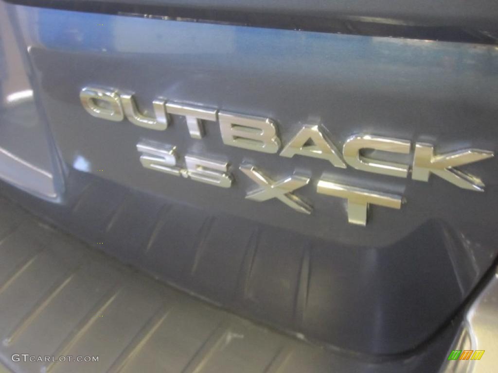 2005 Outback 2.5XT Wagon - Atlantic Blue Pearl / Off Black photo #5