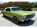 1971 Lime Green Chevrolet Chevelle Malibu 400 Convertible  photo #28