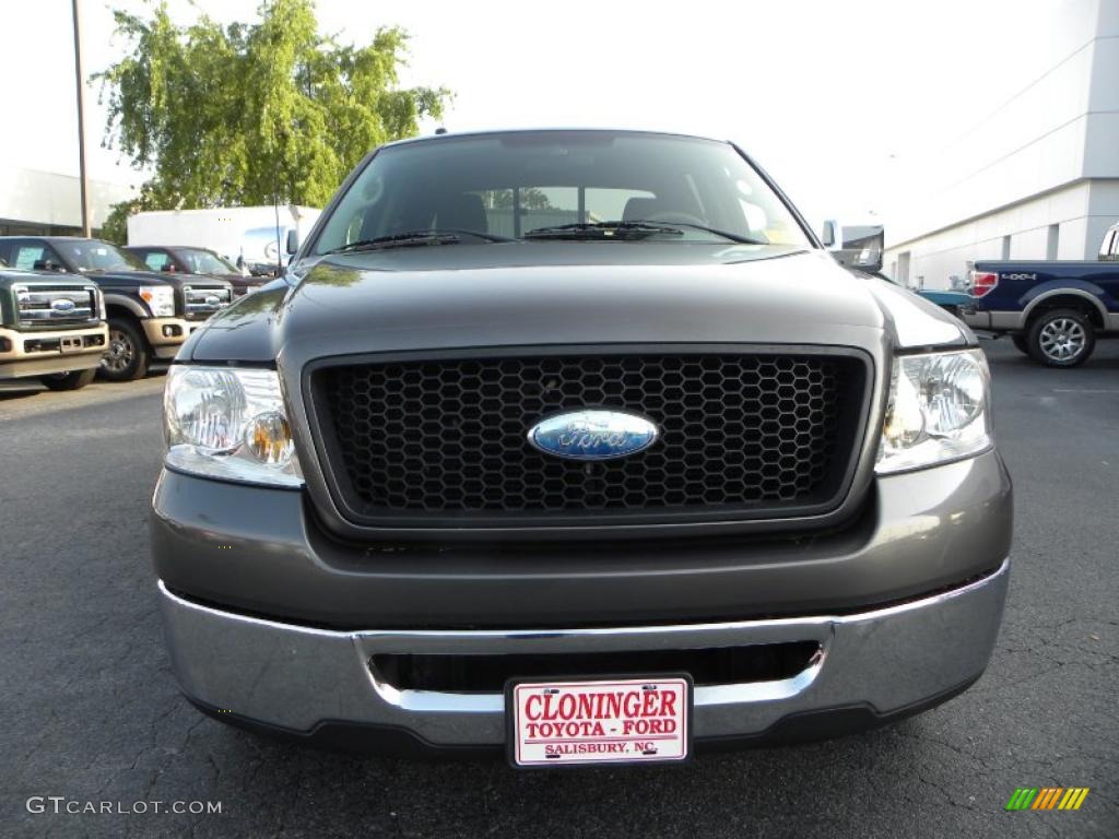 2006 F150 XLT SuperCrew - Dark Shadow Grey Metallic / Medium/Dark Flint photo #7