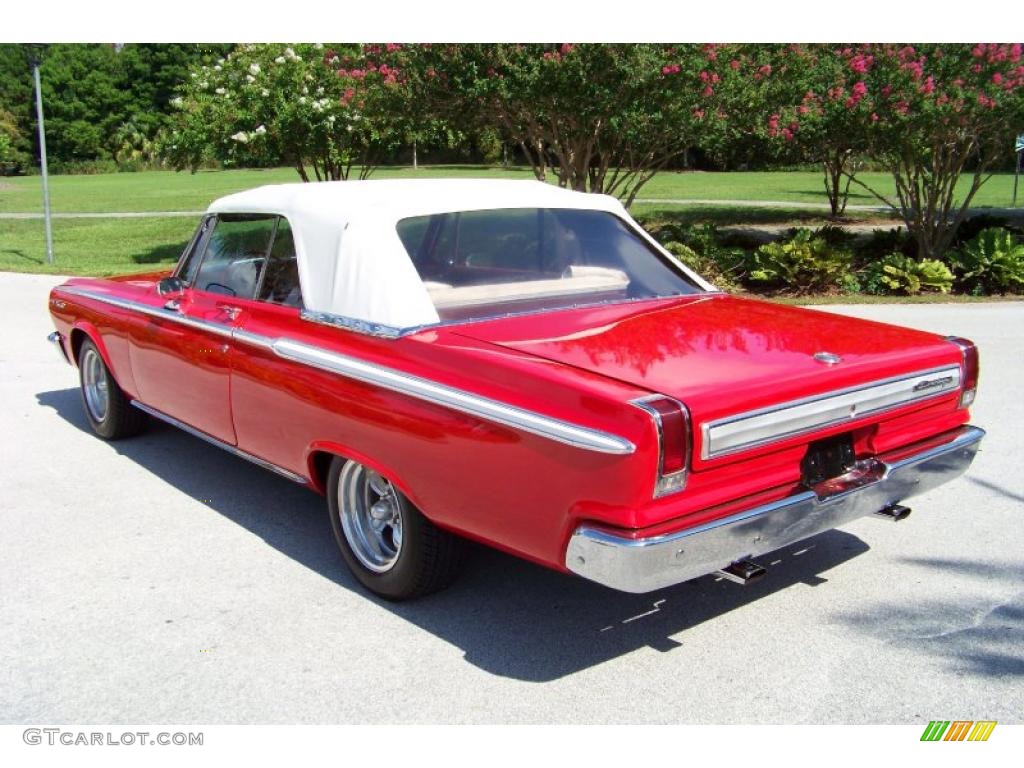 Bright Red 1965 Dodge Coronet 440 Convertible Exterior Photo #34116878