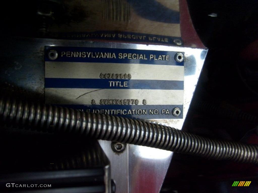 2002 Shell Valley 427 Cobra Replica Standard 427 Cobra Replica Model Info Tag Photo #34118054