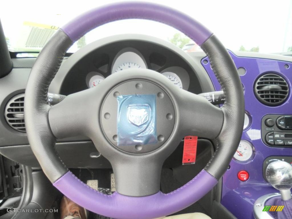 2010 Viper ACR Roanoke Dodge Edition Coupe - Viper Black/Purple / Black photo #13