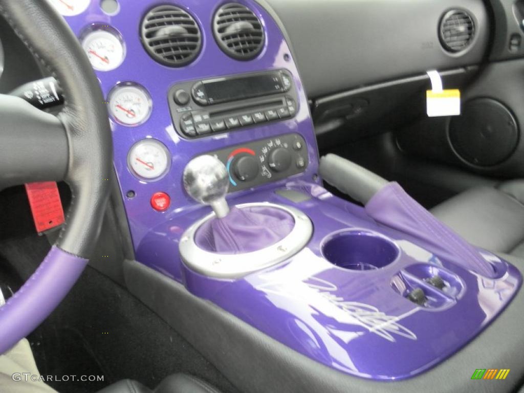 2010 Viper ACR Roanoke Dodge Edition Coupe - Viper Black/Purple / Black photo #18