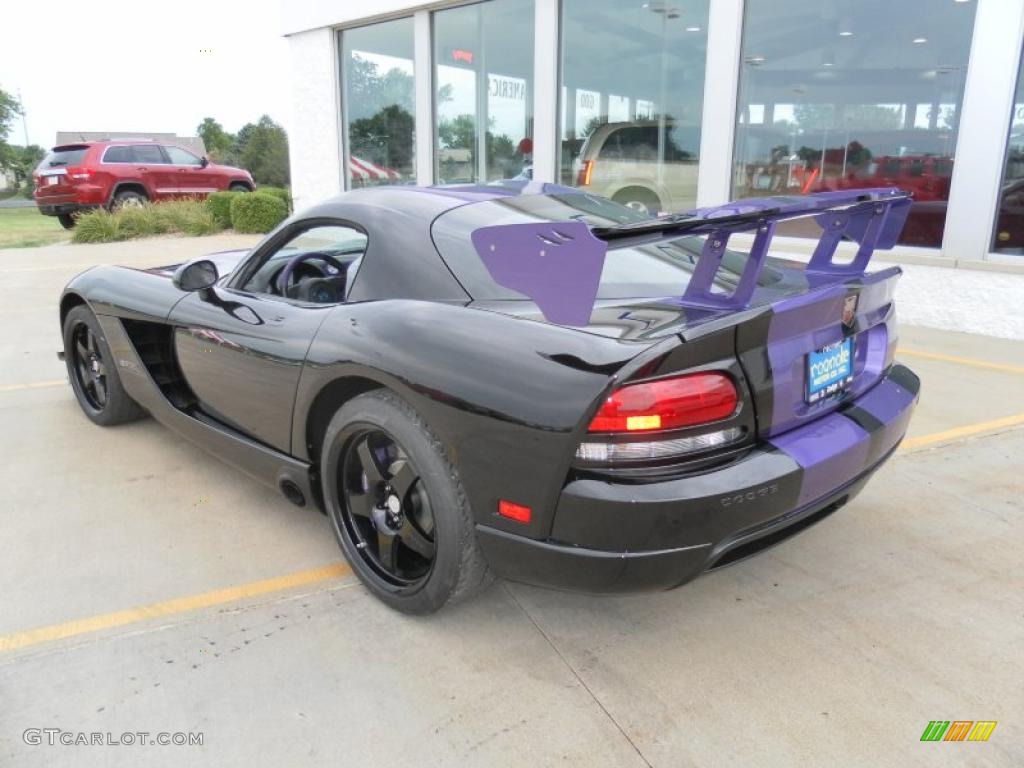 2010 Viper ACR Roanoke Dodge Edition Coupe - Viper Black/Purple / Black photo #33