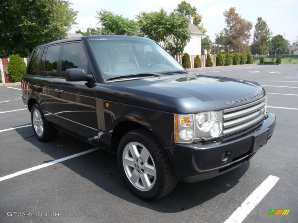 2003 Range Rover HSE - Java Black Metallic / Sand/Jet Black photo #1