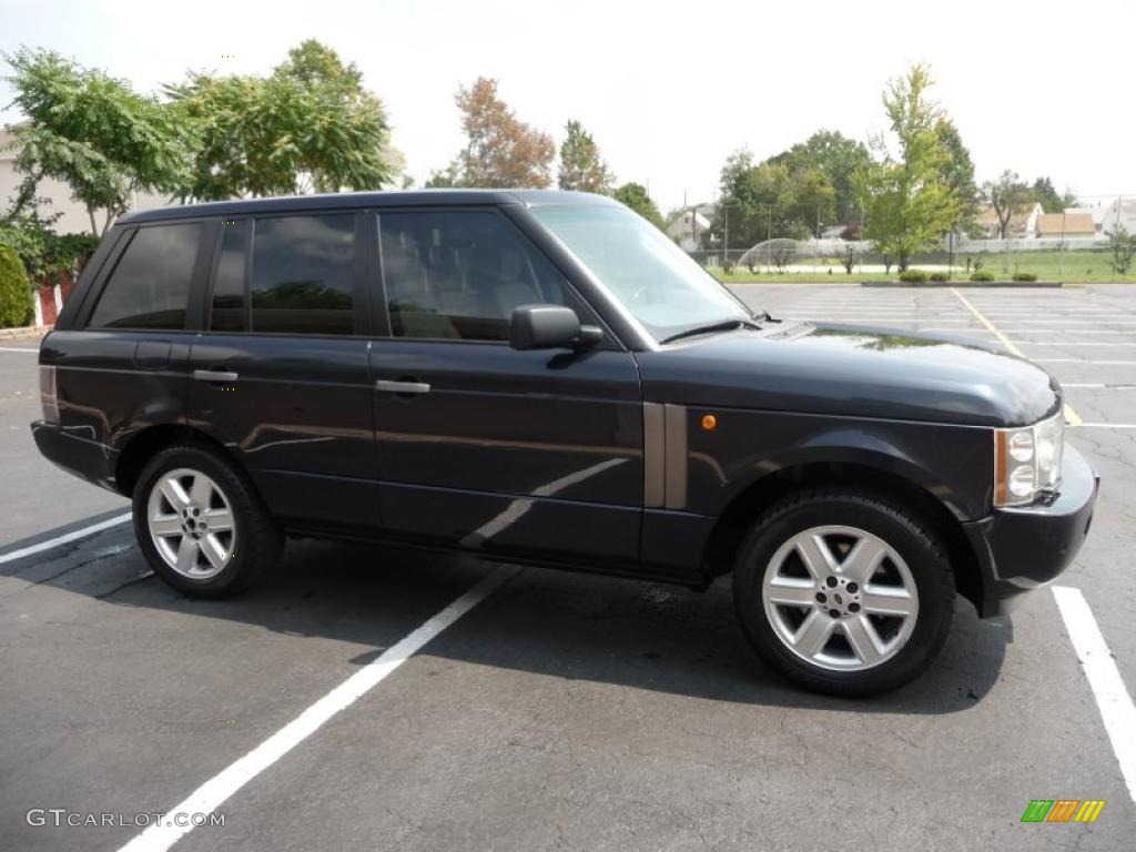 2003 Range Rover HSE - Java Black Metallic / Sand/Jet Black photo #12