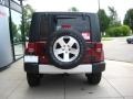 2010 Red Rock Crystal Pearl Jeep Wrangler Unlimited Sahara 4x4  photo #5