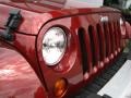 2010 Red Rock Crystal Pearl Jeep Wrangler Unlimited Sahara 4x4  photo #9