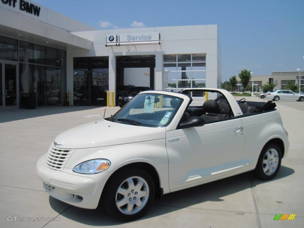 2005 Cool Vanilla White Chrysler Pt Cruiser Convertible