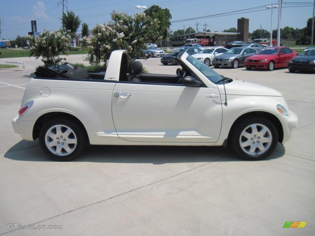 2005 PT Cruiser Convertible - Cool Vanilla White / Dark Slate Gray photo #4