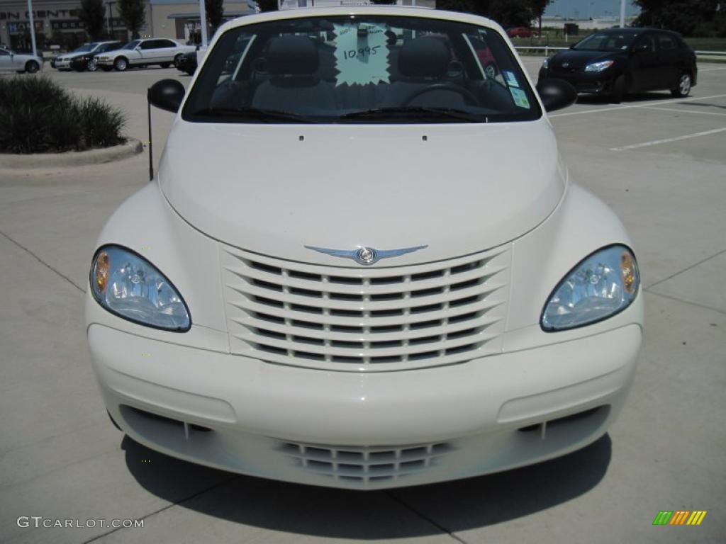 2005 PT Cruiser Convertible - Cool Vanilla White / Dark Slate Gray photo #5