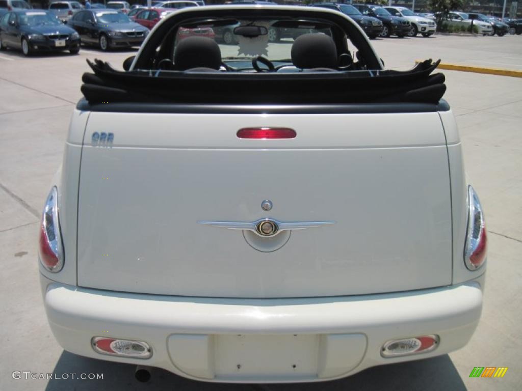 2005 PT Cruiser Convertible - Cool Vanilla White / Dark Slate Gray photo #6