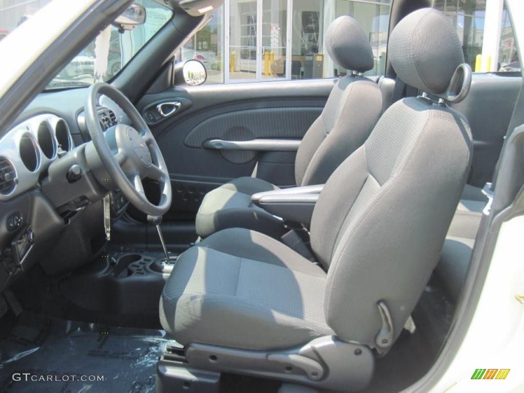 2005 PT Cruiser Convertible - Cool Vanilla White / Dark Slate Gray photo #8