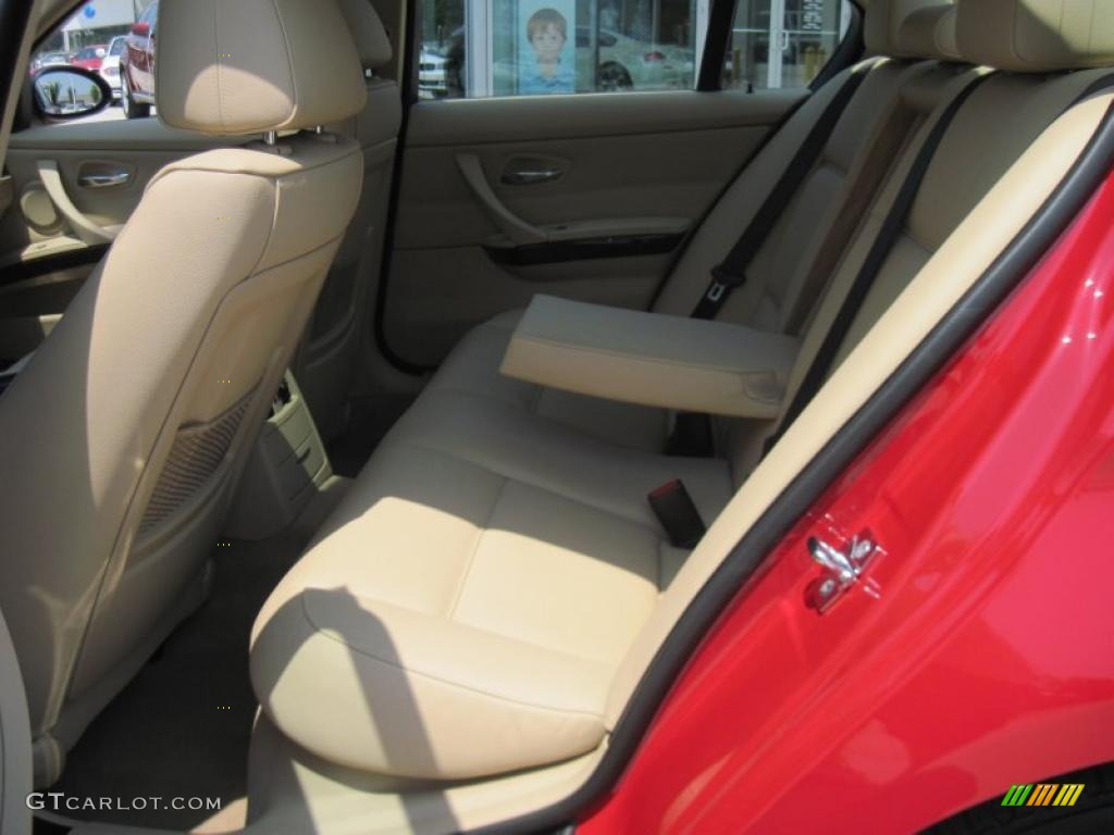 2008 3 Series 328i Sedan - Crimson Red / Beige photo #9