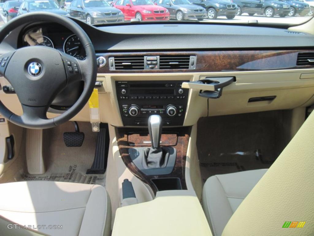 2008 3 Series 328i Sedan - Crimson Red / Beige photo #10