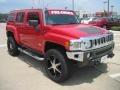 2007 Victory Red Hummer H3   photo #2