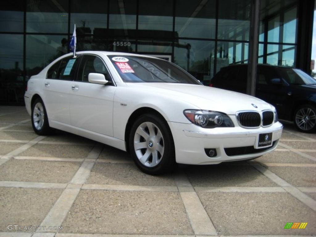 2008 7 Series 750i Sedan - Alpine White / Cream Beige photo #1