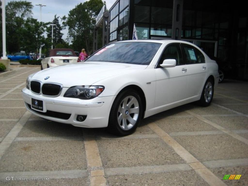 2008 7 Series 750i Sedan - Alpine White / Cream Beige photo #4