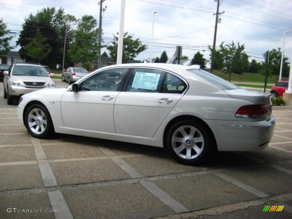 2008 7 Series 750i Sedan - Alpine White / Cream Beige photo #5