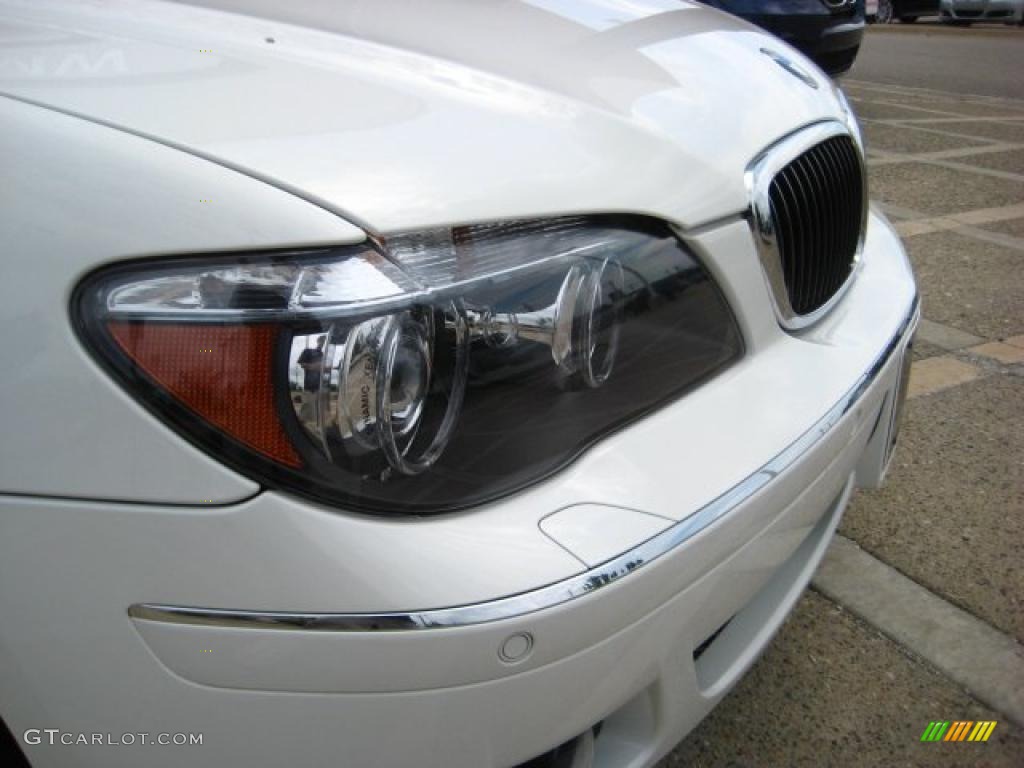 2008 7 Series 750i Sedan - Alpine White / Cream Beige photo #11