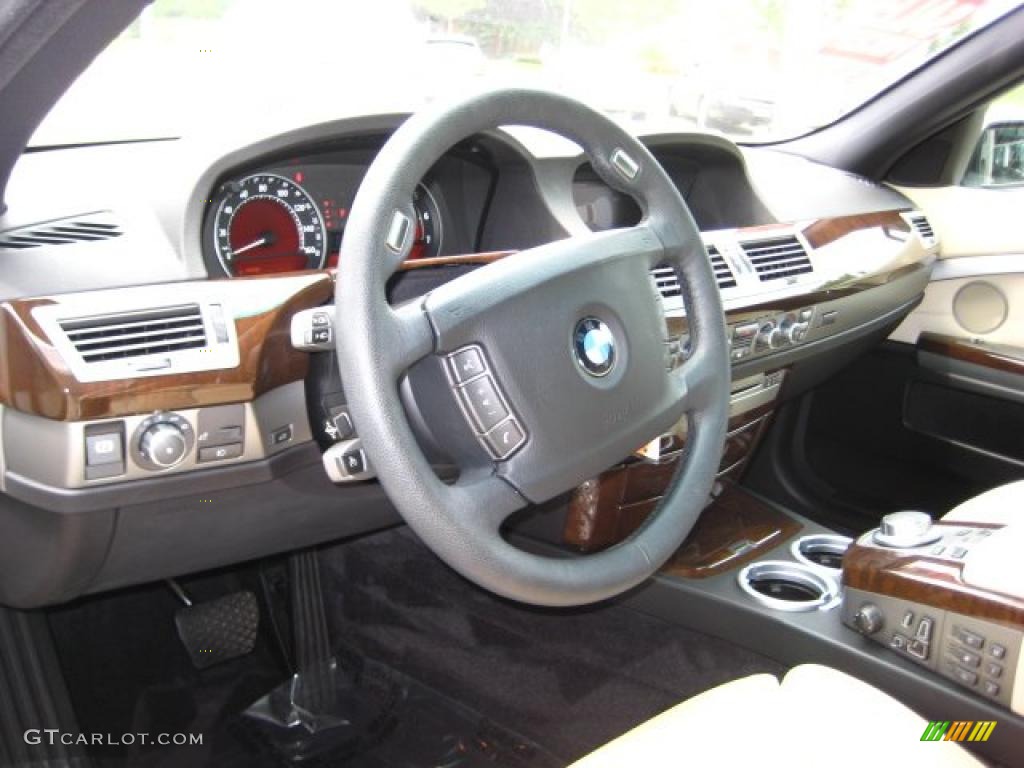 2008 7 Series 750i Sedan - Alpine White / Cream Beige photo #13