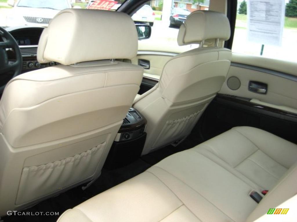 2008 7 Series 750i Sedan - Alpine White / Cream Beige photo #16