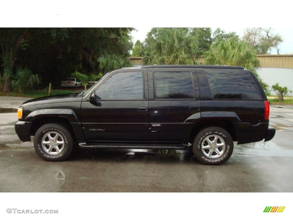 2000 Yukon Denali 4x4 - Black Onyx / Canyon Tan photo #6