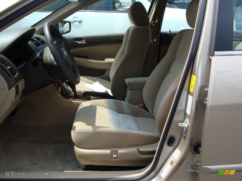 2007 Accord EX Sedan - Desert Mist Metallic / Ivory photo #9