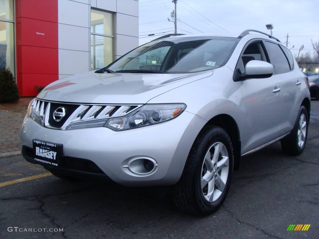 2009 Murano S AWD - Brilliant Silver Metallic / Beige photo #1