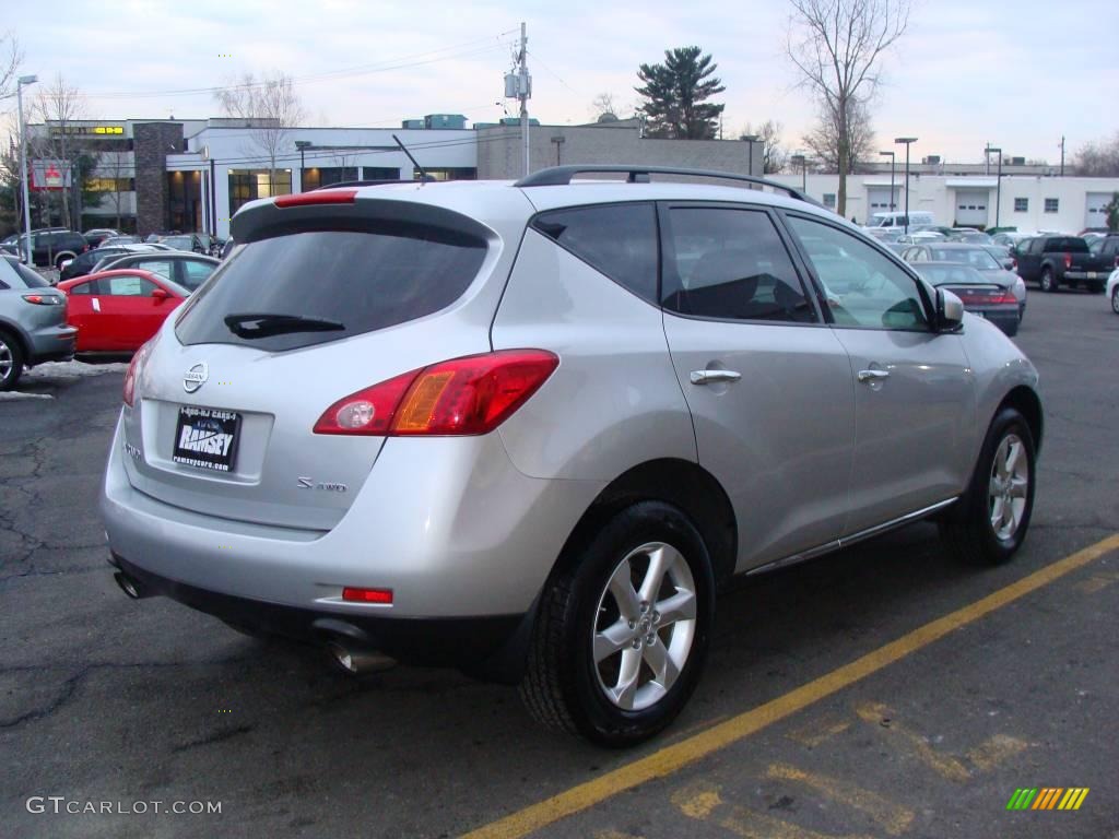 2009 Murano S AWD - Brilliant Silver Metallic / Beige photo #5