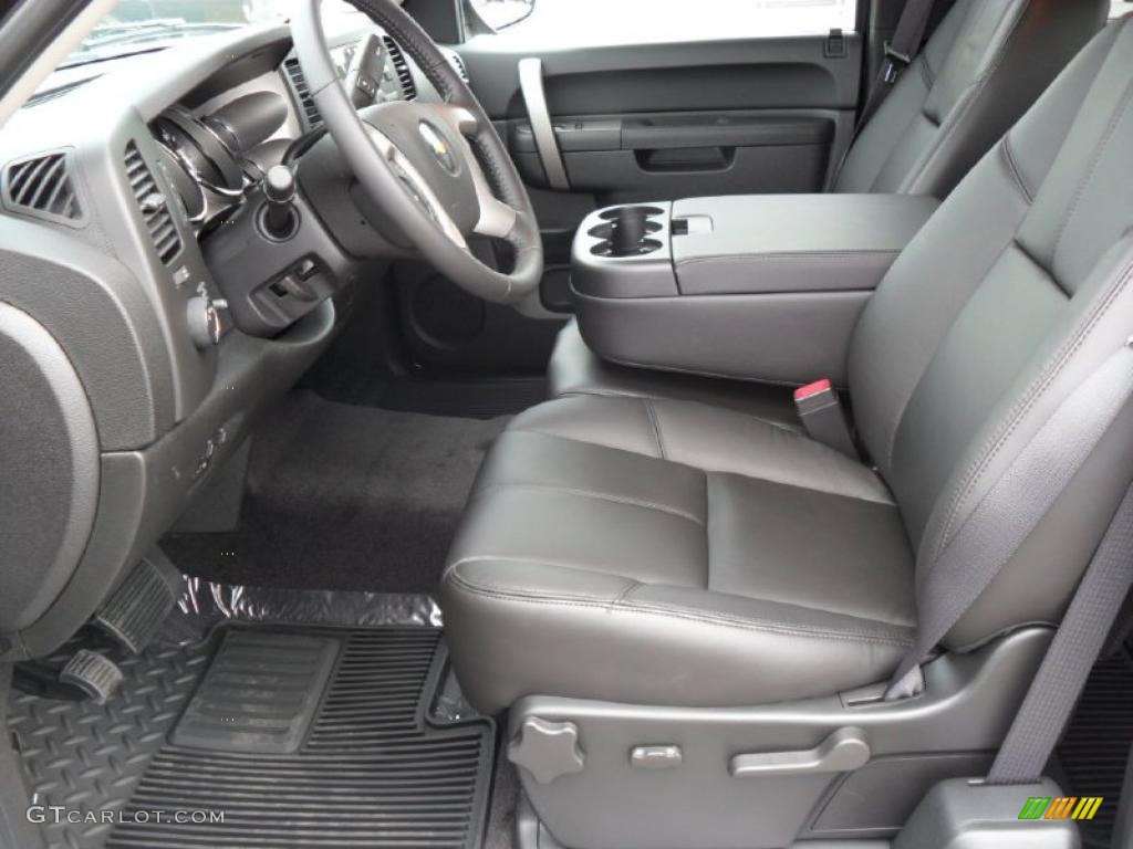 2011 Silverado 1500 LT Extended Cab 4x4 - Black / Ebony photo #7