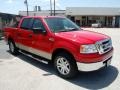 2007 Bright Red Ford F150 XLT SuperCrew  photo #3