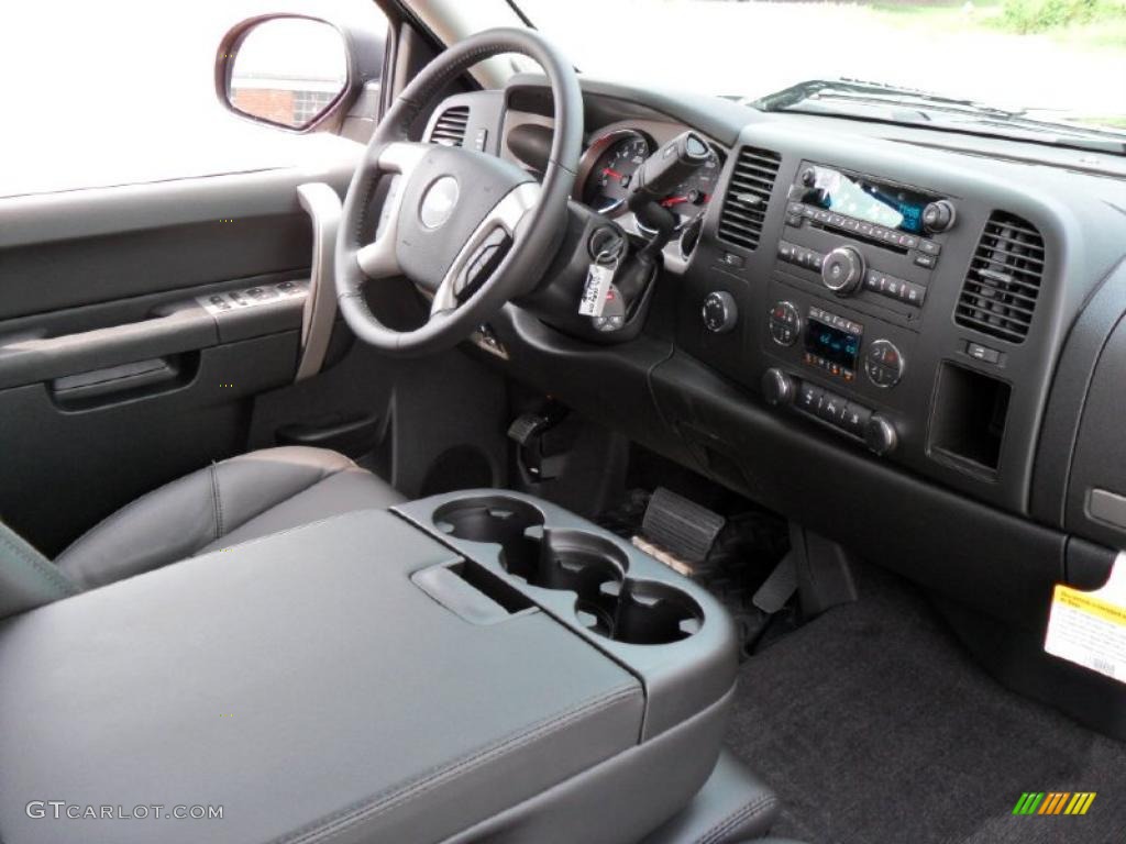 2011 Silverado 1500 LT Extended Cab 4x4 - Black / Ebony photo #21