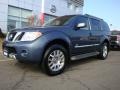 2008 Silverton Blue Nissan Pathfinder LE V8 4x4  photo #1