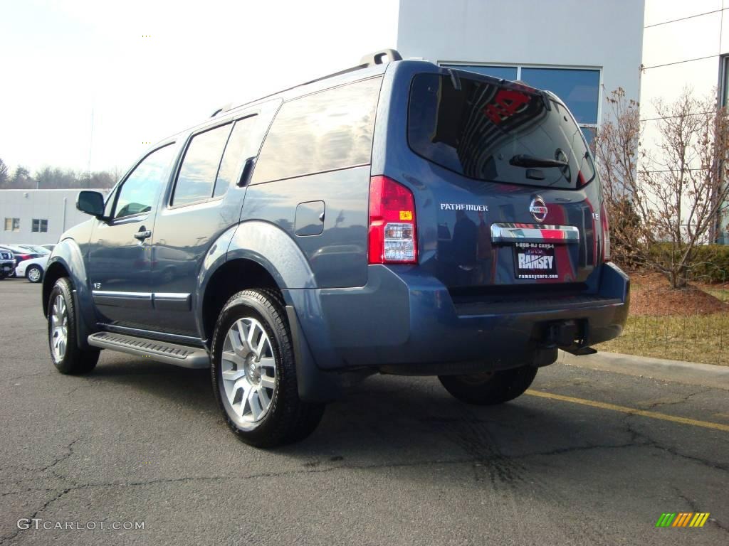 2008 Silverton Blue Nissan Pathfinder LE V8 4x4 3405707 Photo 6